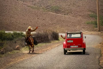 Paseo Privado en 2CV por Marrakech